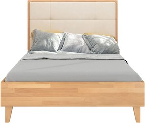 Łóżko bukowe Visby FRIDA/ 160X200 cm, kolor naturalny/ecru