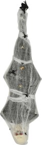 HOMCOM Halloween Mumia, Dekoracja z Efektem Dźwiękowym, z Sensorem Ruchu i LED, 60 cm x 16 cm x 170 cm