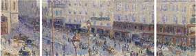 Obraz - Camille Pissarro, The Place du Havre, reprodukcje (170x50 cm)