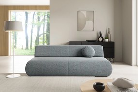 Masseno Sofa DELTA z funkcją spania i pojemnikiem na pościel, Rozkładana sofa - Szary, PUENTE 94