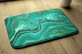 Dywanik łazienkowy Dywanik łazienkowy Turkusowy marmur