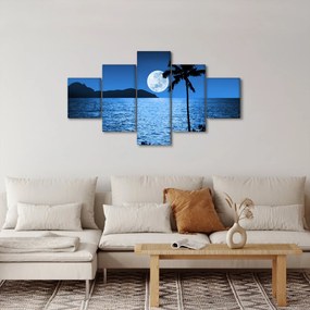 Obraz - Księżyc nad poziomem morza (125x70 cm)