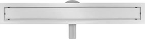 Mexen Flat 360° MGW odpływ liniowy obrotowy 60 cm, białe szkło - 1027060-40