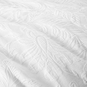 Biała pościel jednoosobowa żakardowa 135x200 cm Fleur Matelassé – Bianca