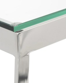 Konsola Dubai silver 140x40x80