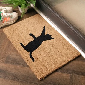 Wycieraczka z włókna kokosowego 40x60 cm Cat – Artsy Doormats