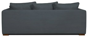 Szara sztruksowa sofa 220 cm Comfy – Scandic