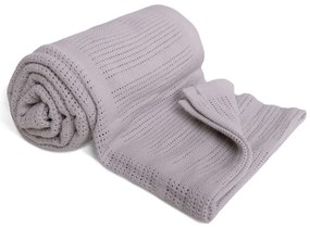 Babymatex Kocyk dziecięcy Sisi jasnoszary, 75 x 100 cm