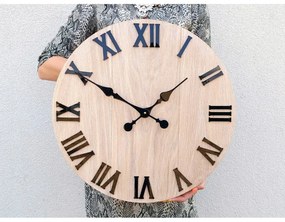 Zegar na ścianę nowoczesny efektowny okrągły cichy do kuchni salonu pokoju