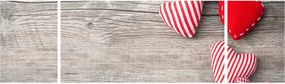 Obraz - Serca (170x50 cm)