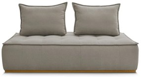 Szarobrązowa sofa z tkaniny szenilowej 175 cm Elisa – Bobochic Paris