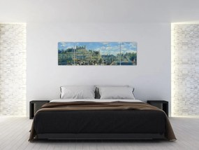 Obraz - Auguste Renoir, Pont Neuf, Paris, reprodukcje (170x50 cm)
