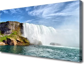 Obraz canvas Kaskada Wody nad Oceanem