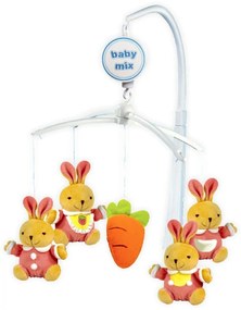Baby Mix Karuzela nad łóżeczko Króliczki, średnica 36 cm