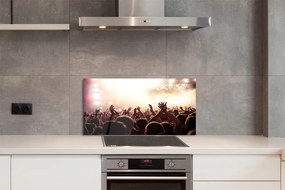 Szklany Panel Tłum na Koncercie