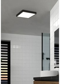 Czarna lampa sufitowa LED 28,5x28,5 cm FUEVA 5 – EGLO