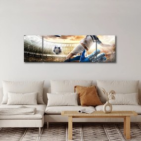 Obraz - Piłkarz (170x50 cm)