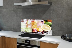 Szklany Panel Owocowe Koktajle w Słoikach