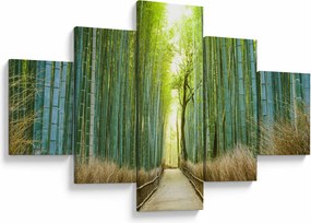 Obraz - Las bambusowy (125x70 cm)