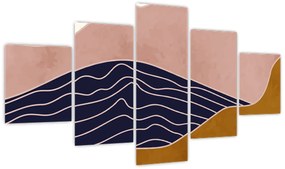 Obraz - Słońce nad górami (125x70 cm)