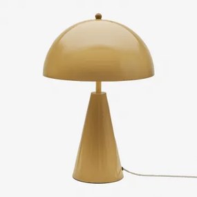 Żelazna Lampa Stołowa Jaliya Miód Żółty - Sklum