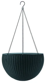 Plastikowa wisząca i ścienna doniczka ø 35 cm Hangingsphere – Keter