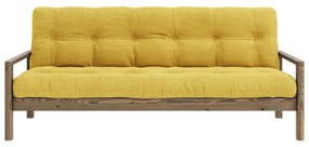 Żółta rozkładana sofa 205 cm Knob – Karup Design