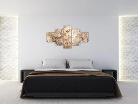 Obraz - Obraz ptaka w stylu vintage II. (125x70 cm)