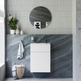 Badmöbel-Set KONDA 50 cm mit Mineralguss Waschbecken