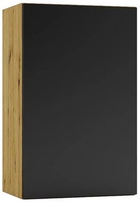 Szafka kuchenna górna 45 cm dąb artisan + czarny N7-T85