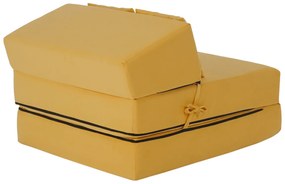 Składane krzesło/materac PELOS, żółty