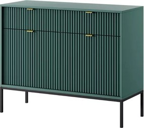 Cubero komoda 104 cm nowoczesna z szufladami i półkami