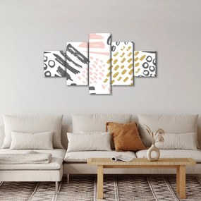 Obraz - Uderzenia abstrakcyjne (125x70 cm)