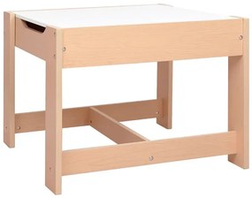 Biały wielofunkcyjny stolik dziecięcy z krzesłami F0-S52