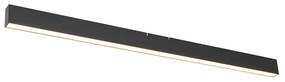 Plafon Keane czarny ze zintegrowanym LED, 3-stopniowo ściemnialny (2700-4000K) z przełącznikiem DIP