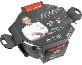 Florina Aluminiowy garnek Lava 7 l, 28 cm, śred. 28 cm