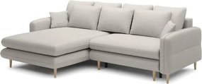 Elegancki narożnik SALLY S z funkcją spania w tkaninie SORELLA 05 WERSAL