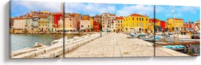 Obraz - Stare istryjskie miasto Poreč, Chorwacja (170x50 cm)