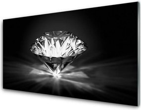 Szkło do Kuchni na Ścianę Kryształowy Blask Diamentu