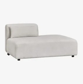 Moduł Leżanki Prawy Do Modułowej Sofy Fogler Tkaniny Jasnoszary - Sklum