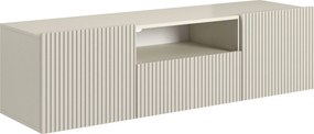 Szafka RTV wisząca Nicole z szufladą i wnęką 150 cm - kaszmir