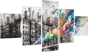 Obraz - Przemysłowe życie (125x70 cm)