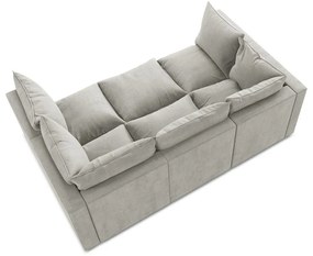 Jasnoszara sofa 255 cm Manao – Makamii