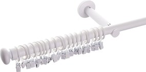 Karnisz pojedynczy Modern white matt 240cm