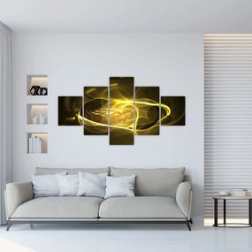 Nowoczesney abstrakcyjny obraz (125x70 cm)