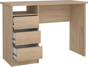Biurko młodzieżowe z szufladami Function Plus 110, kolor jackson hickory