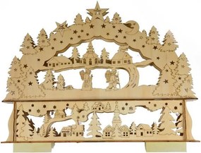 Świąteczna dekoracja – Bożonarodzeniowa sceneria – 10 LED diody