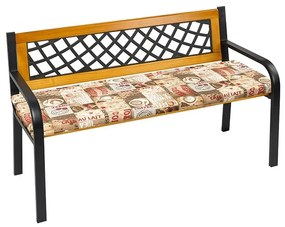 Bellatex Poduszka na ławkę gładka Kawa, 40 x 140 cm