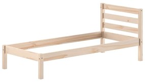 Łóżko dziecięce z litego drewna sosnowego bez stelaża 90x200 cm Pino – Vipack