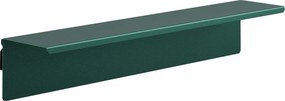 Metalowa półka ścienna Modern Joanne 70 cm, kolor butelkowa zieleń